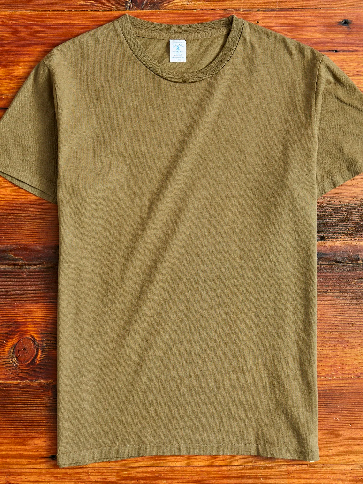 2-Pack Short Sleeve Crew Tee in Olive Drab