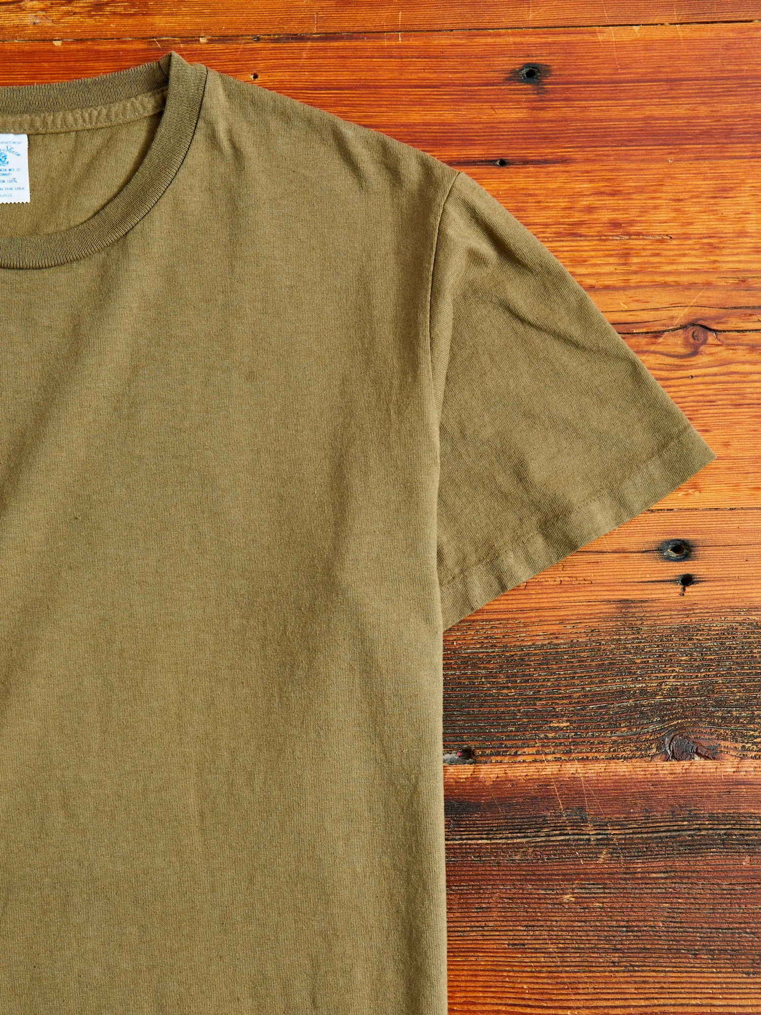 2-Pack Short Sleeve Crew Tee in Olive Drab