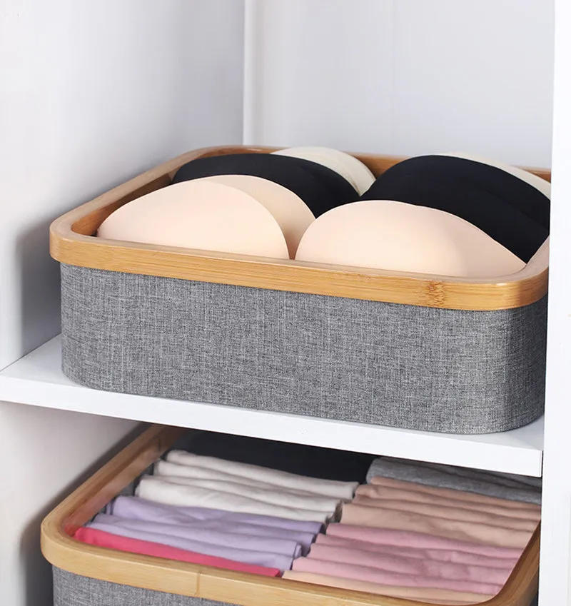 9 Cell Non-Lidded Square Underwear Storage Basket