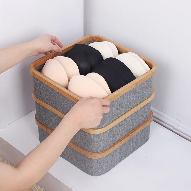 9 Cell Non-Lidded Square Underwear Storage Basket