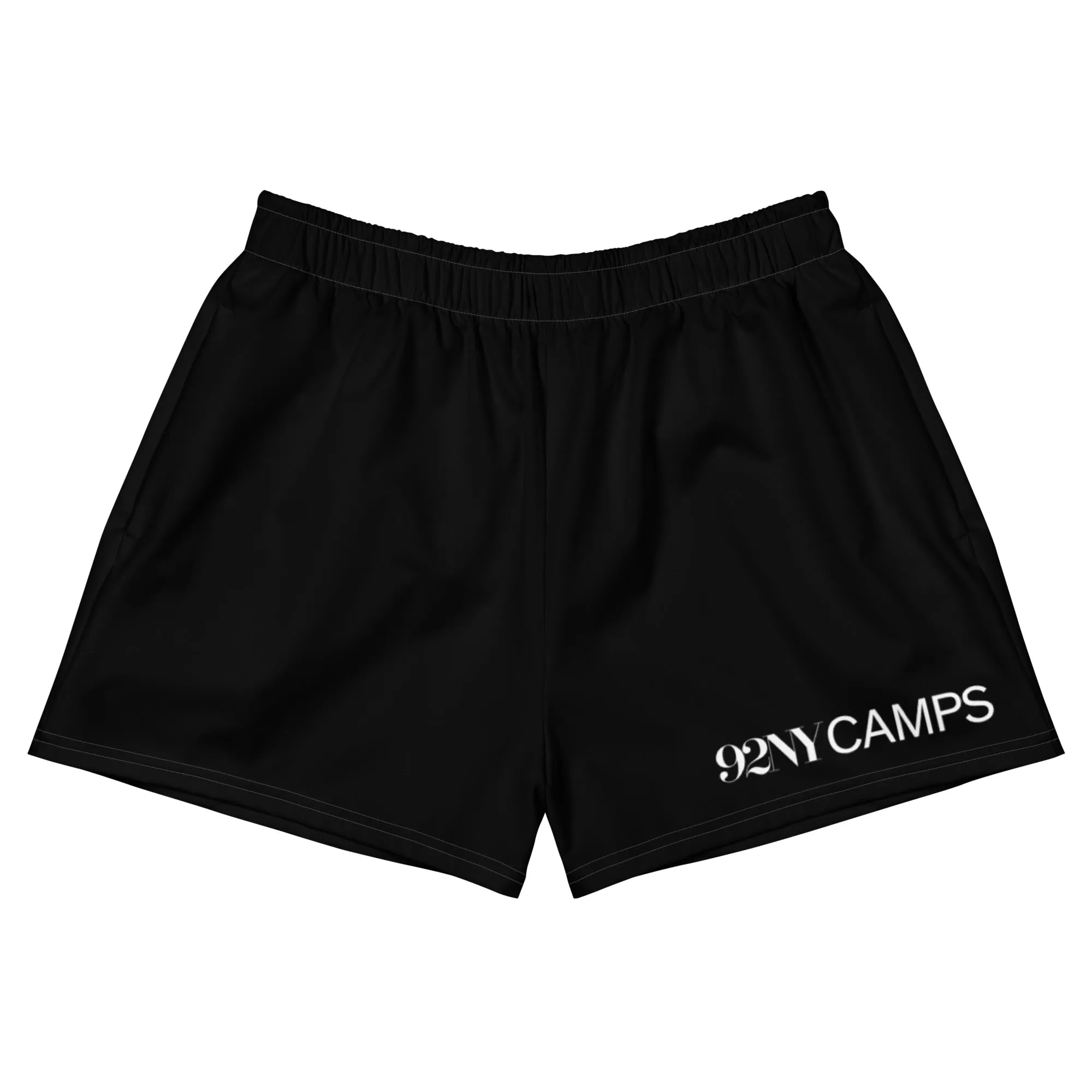 92NY Camps Fitted Athletic Black Shorts