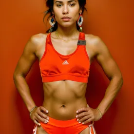 *ADIDAS* ORANGE) ~BT 2.0 SPORTS BRA~ (2XS)