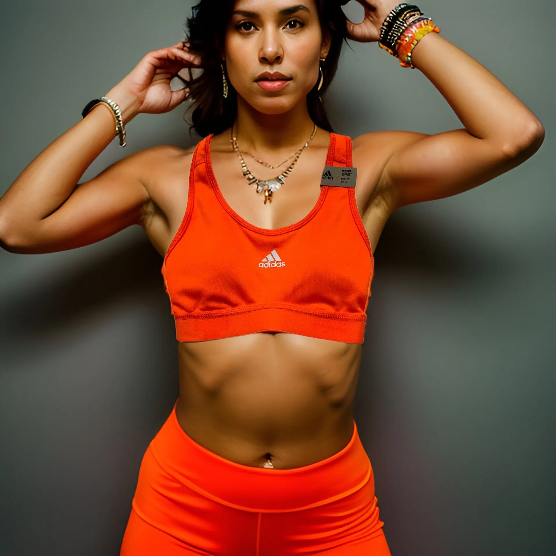 *ADIDAS* ORANGE) ~BT 2.0 SPORTS BRA~ (2XS)