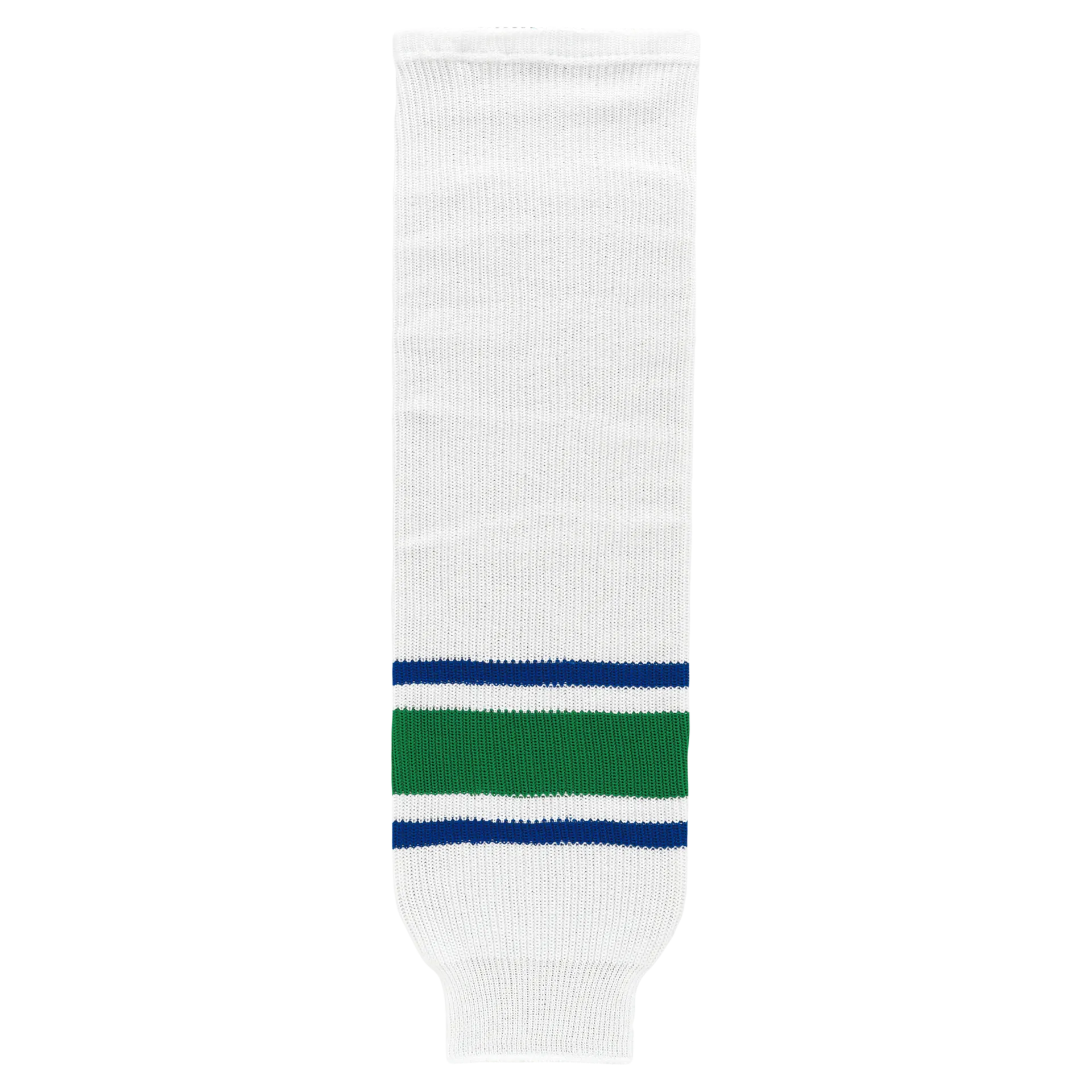 Athletic Knit (AK) HS630-623 Vancouver Canucks White Knit Ice Hockey Socks