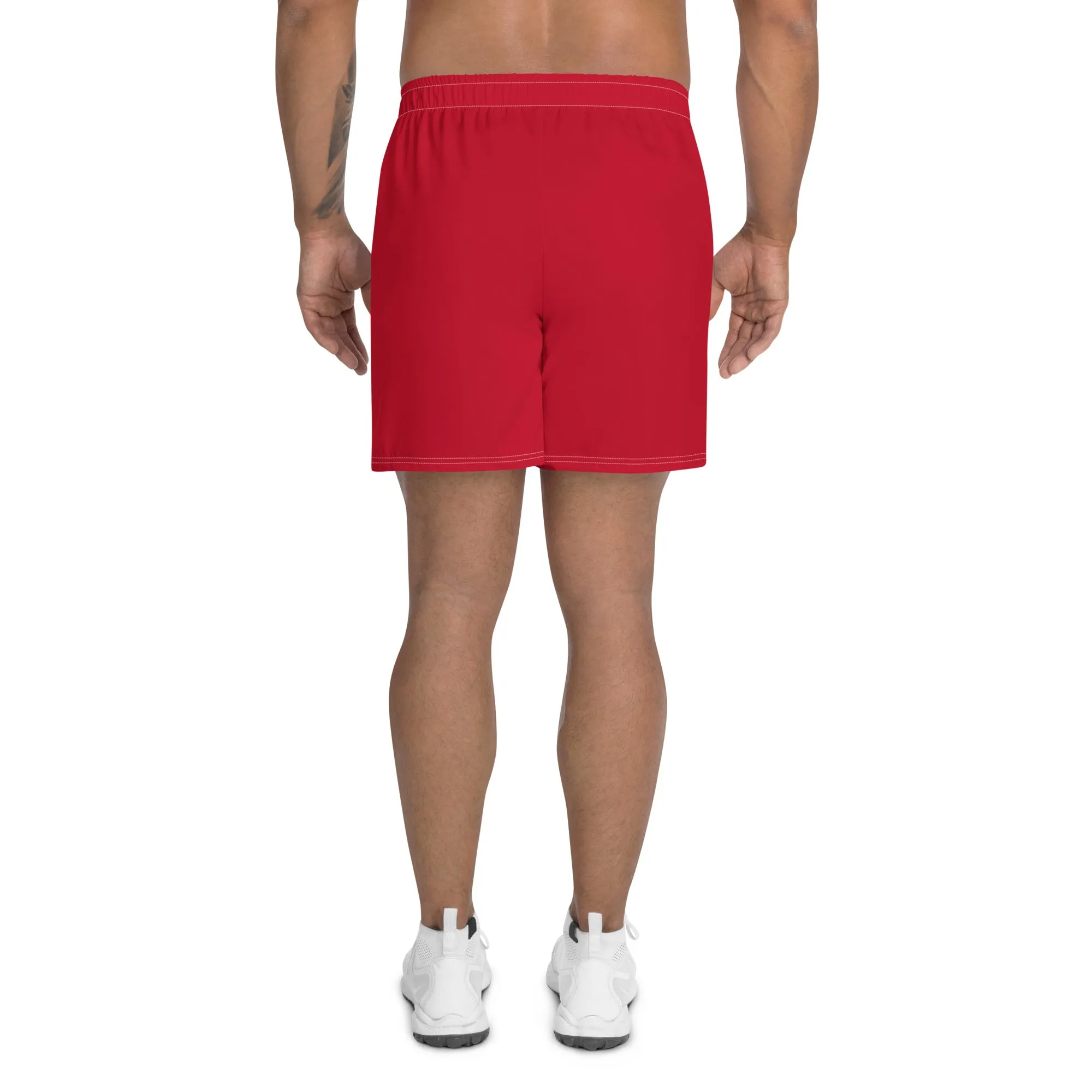 AVL PLANE JOCKEYS (RED) Men's Athletic Long Shorts