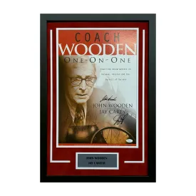 Coach Wooden Hand Signed & Framed 11x17 Photo