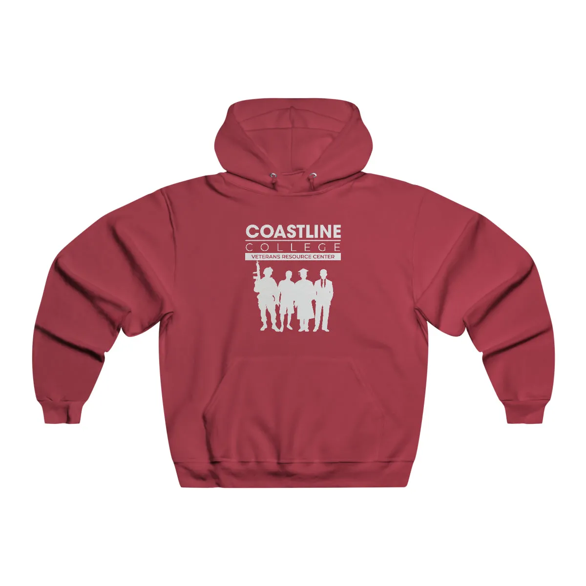 Coastline Veterans Resource Center Men's NUBLEND® Hooded Sweatshirt