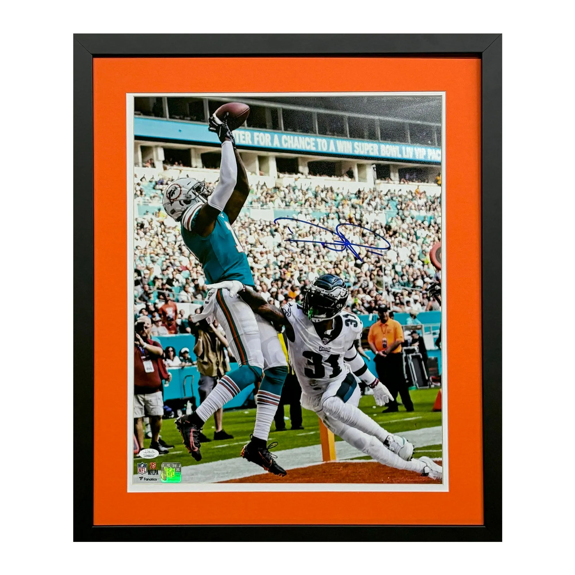 Devante Parker Signed Miami Dolphins Framed 16x20 Photo