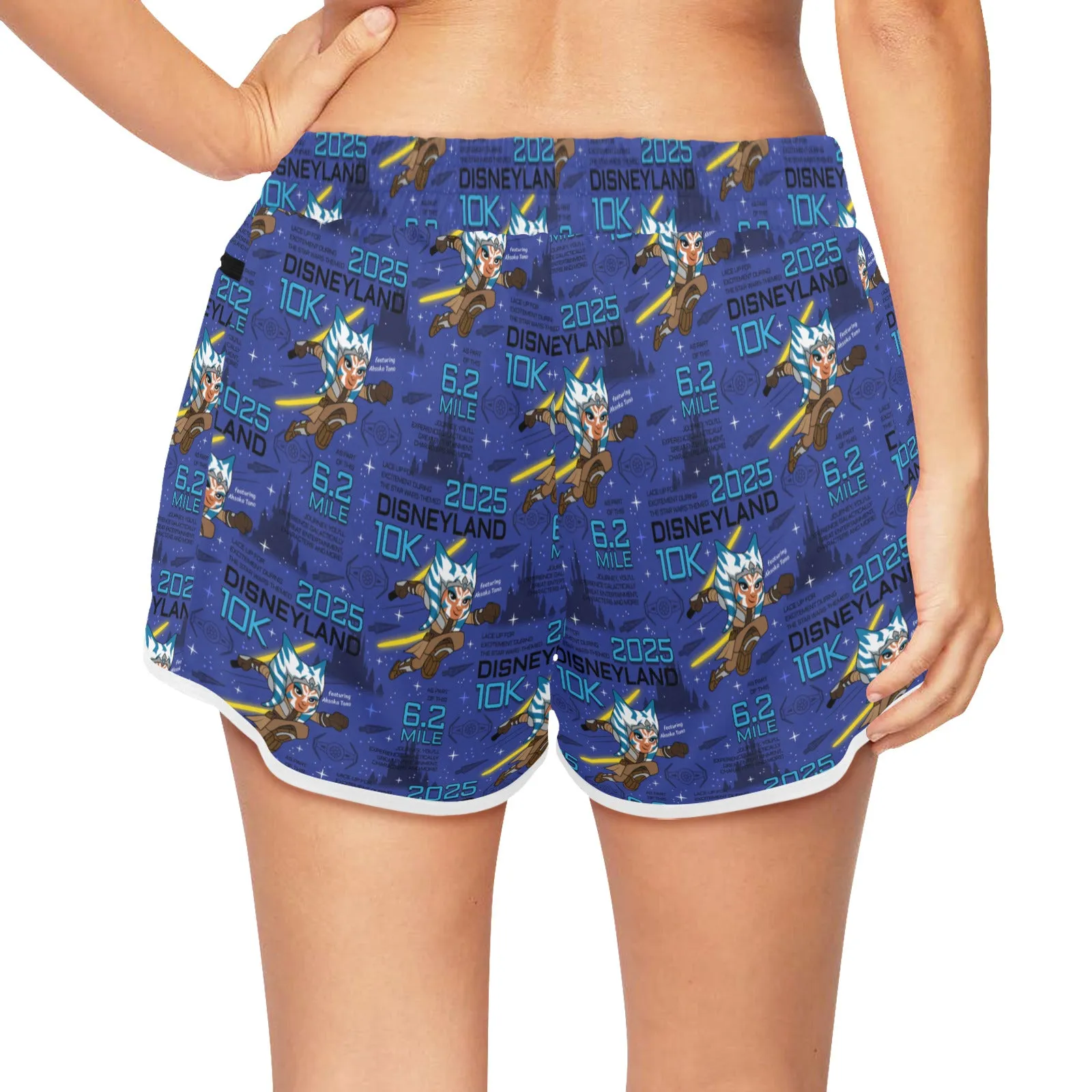 Disneyland 10K Women's Athletic Sports Shorts