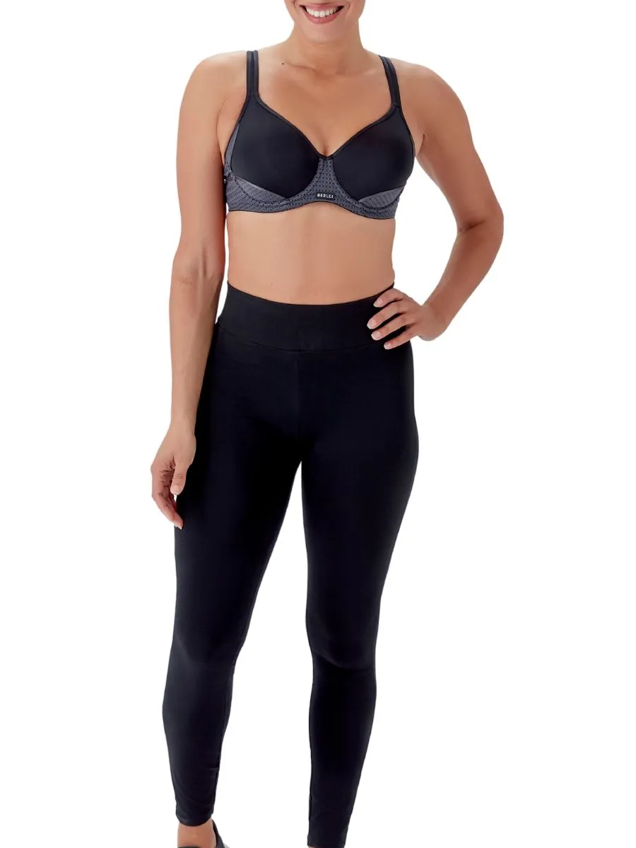 Electrify Mesh Wired Bra - Black