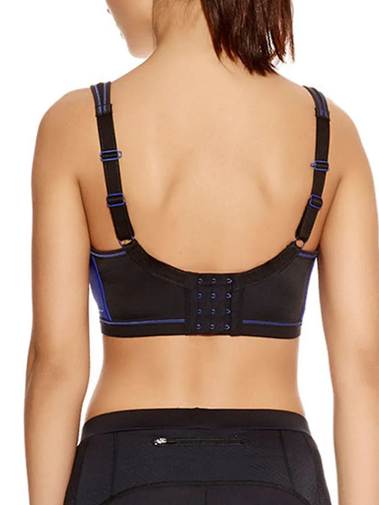 Epic Moulded Crop Top Sports Bra - Electric Black