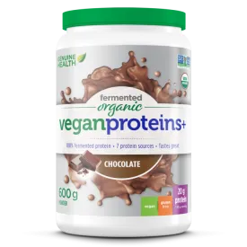 Genuine Health Organic Fermented Vegan Proteins  - Chocolate (900g)