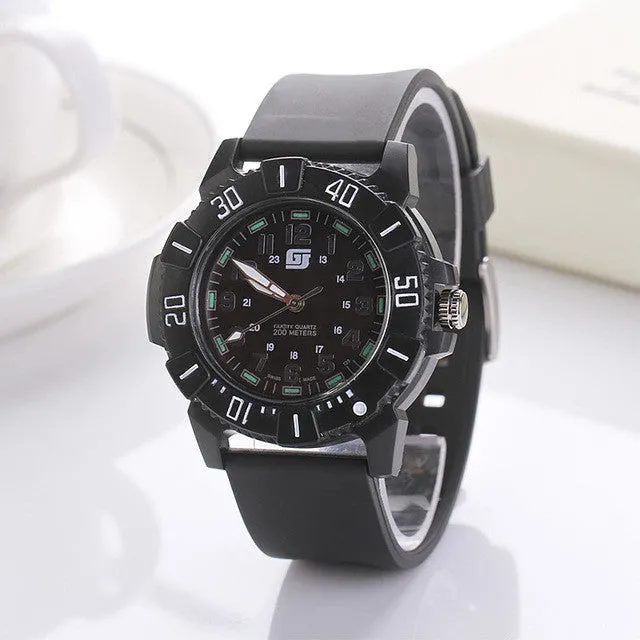 GUOTE 2016 New Fashion High Quality Men Silicong Strap Sport Watch Rotation Analog Date Quartz Watches Casual Men Wristwatches