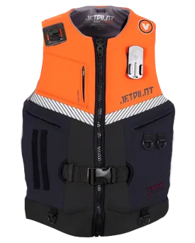 Jetpilot Venture Mens Neo Vest - Black/Orange Level 50 - 2023