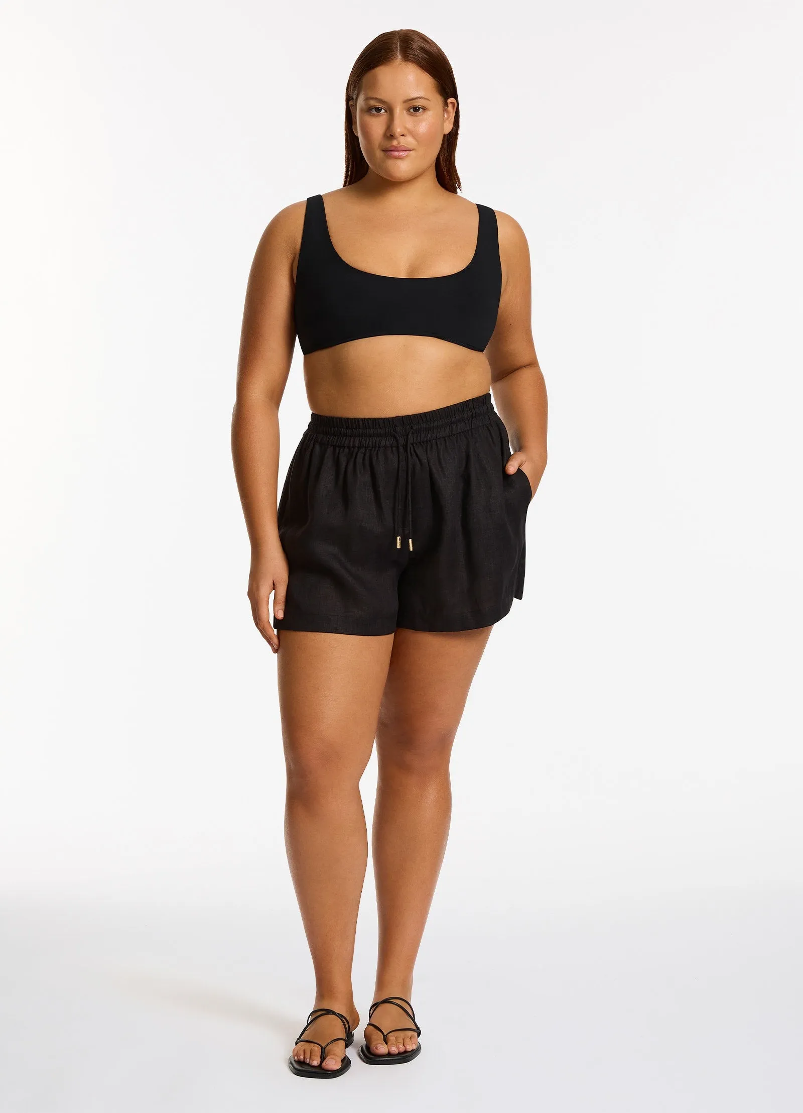 Jetset Elastic Waist Short - Black