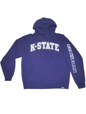 Kansas State Wildcats Gear for Sports Purple Hooded Pocketed LS Sweatshirt (L)