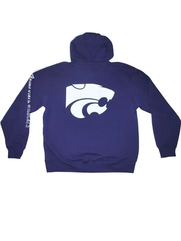 Kansas State Wildcats Gear for Sports Purple Hooded Pocketed LS Sweatshirt (L)