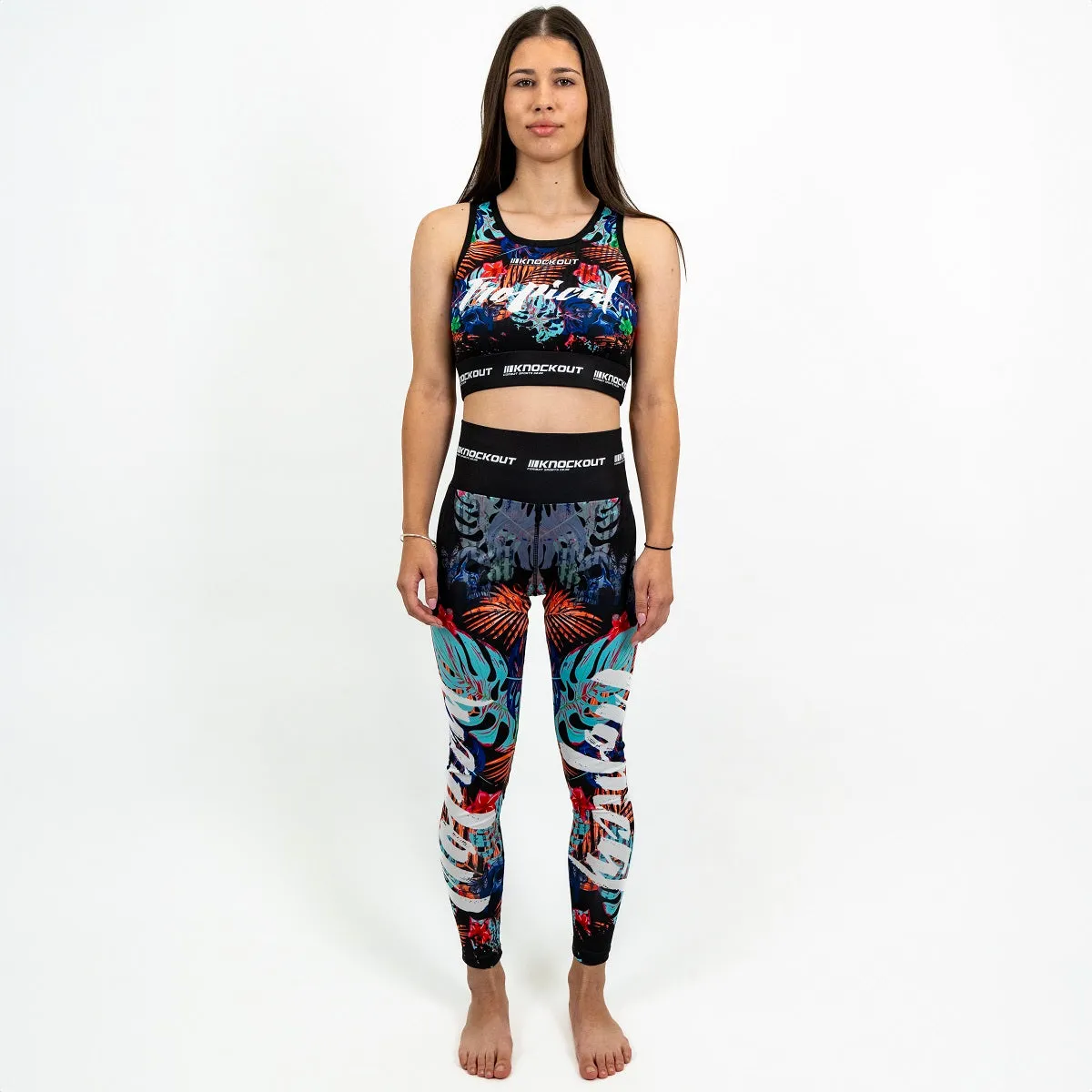 Knockout Tropical Sports Bra