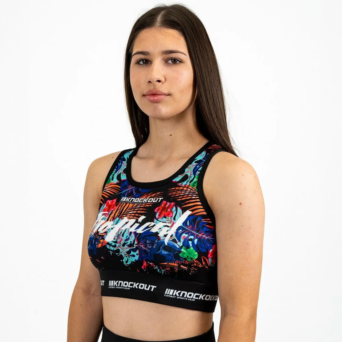 Knockout Tropical Sports Bra