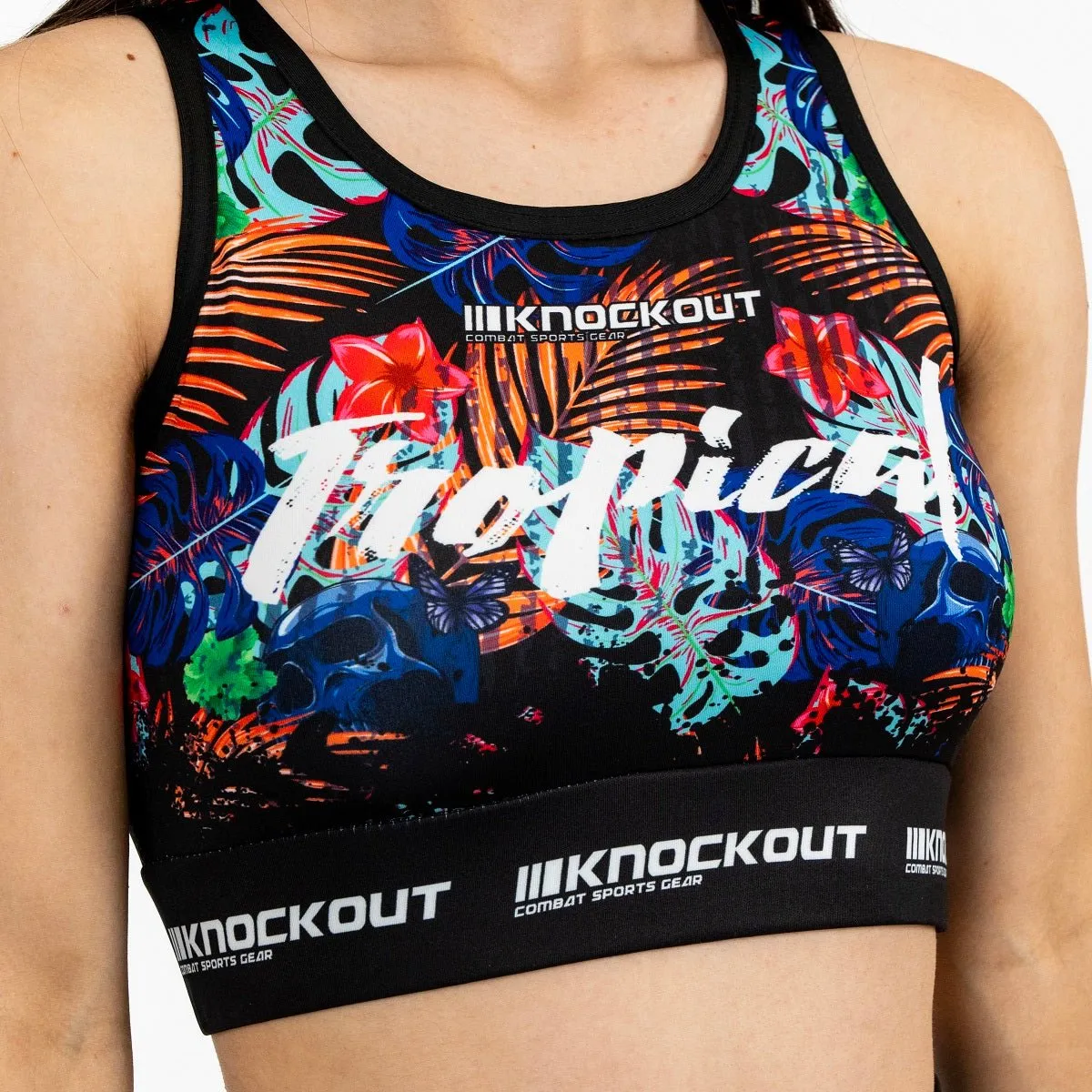 Knockout Tropical Sports Bra