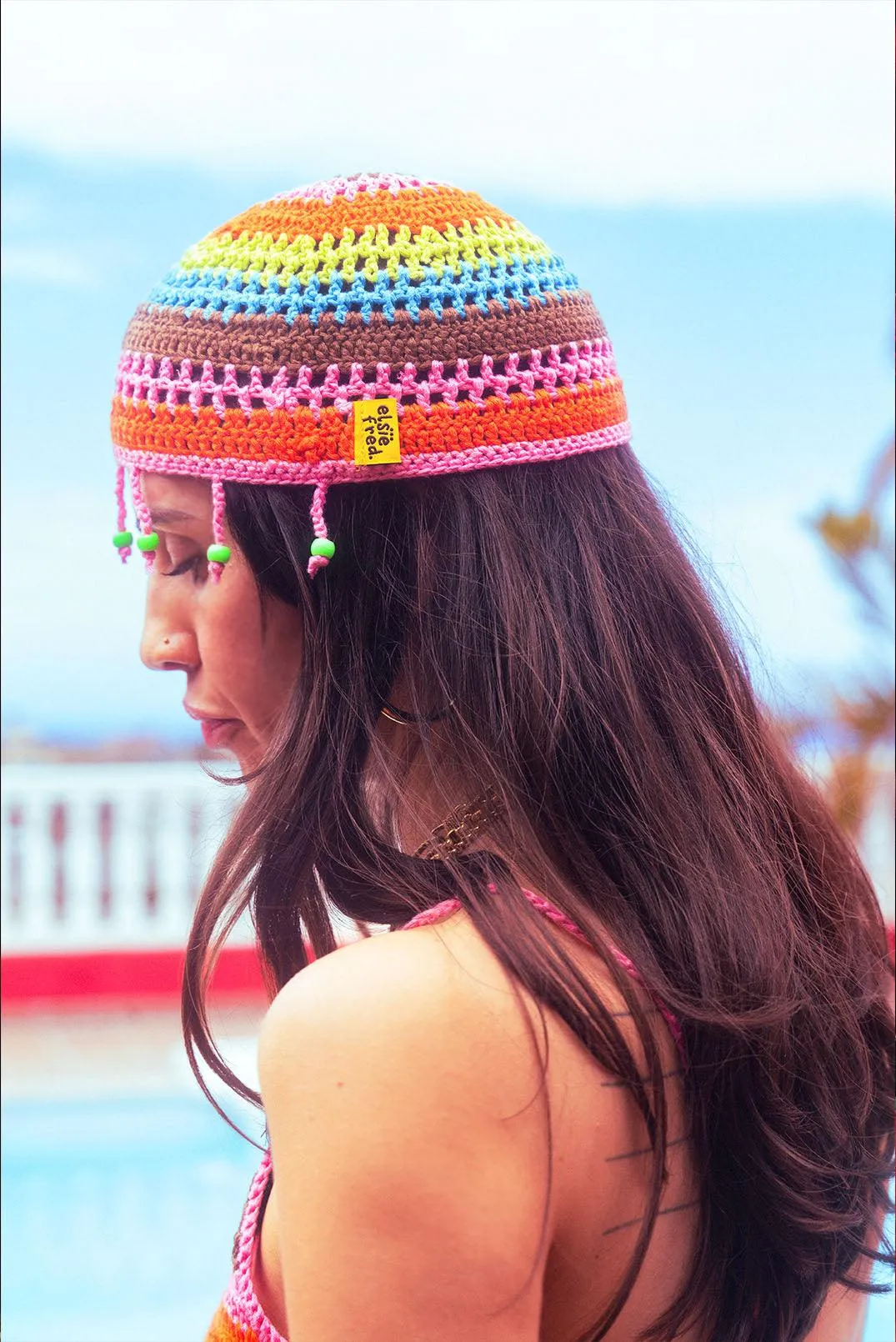 Las Salinas Beaded Bonnet