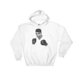 Mo Ali Boxing Hooded Sweatshirt Illustrated by Robert Bowen