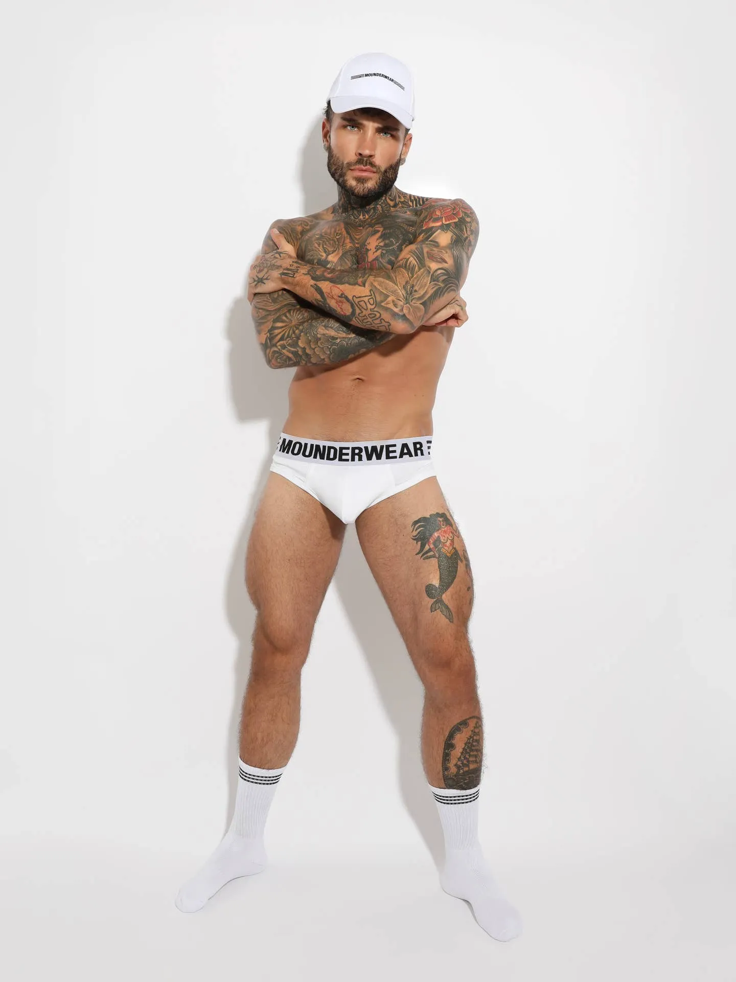 Mounderwear Brief Sport White