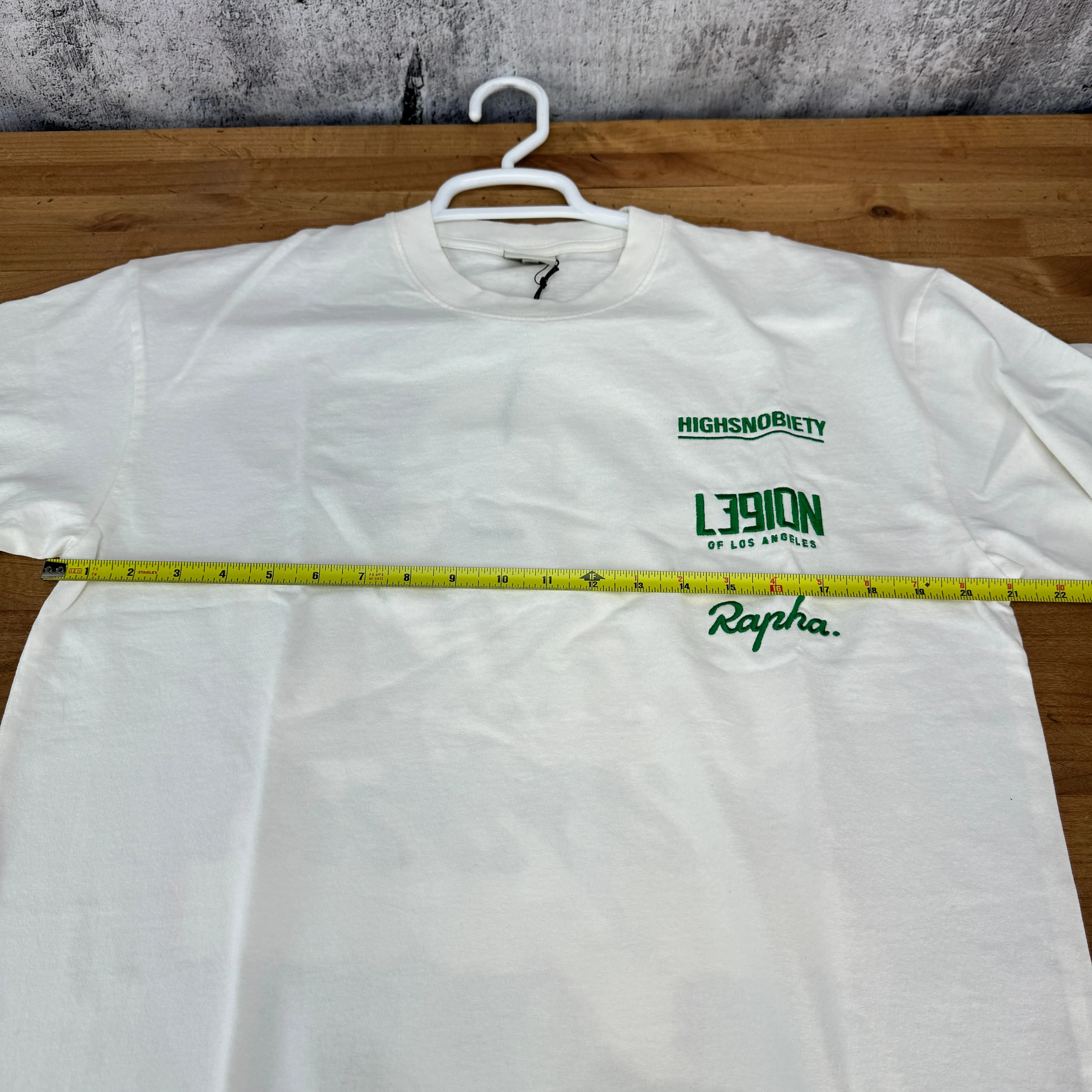 New Highsnobiety Rapha x L39ION of LA HS Sports Med White Short Sleeve T-Shirt