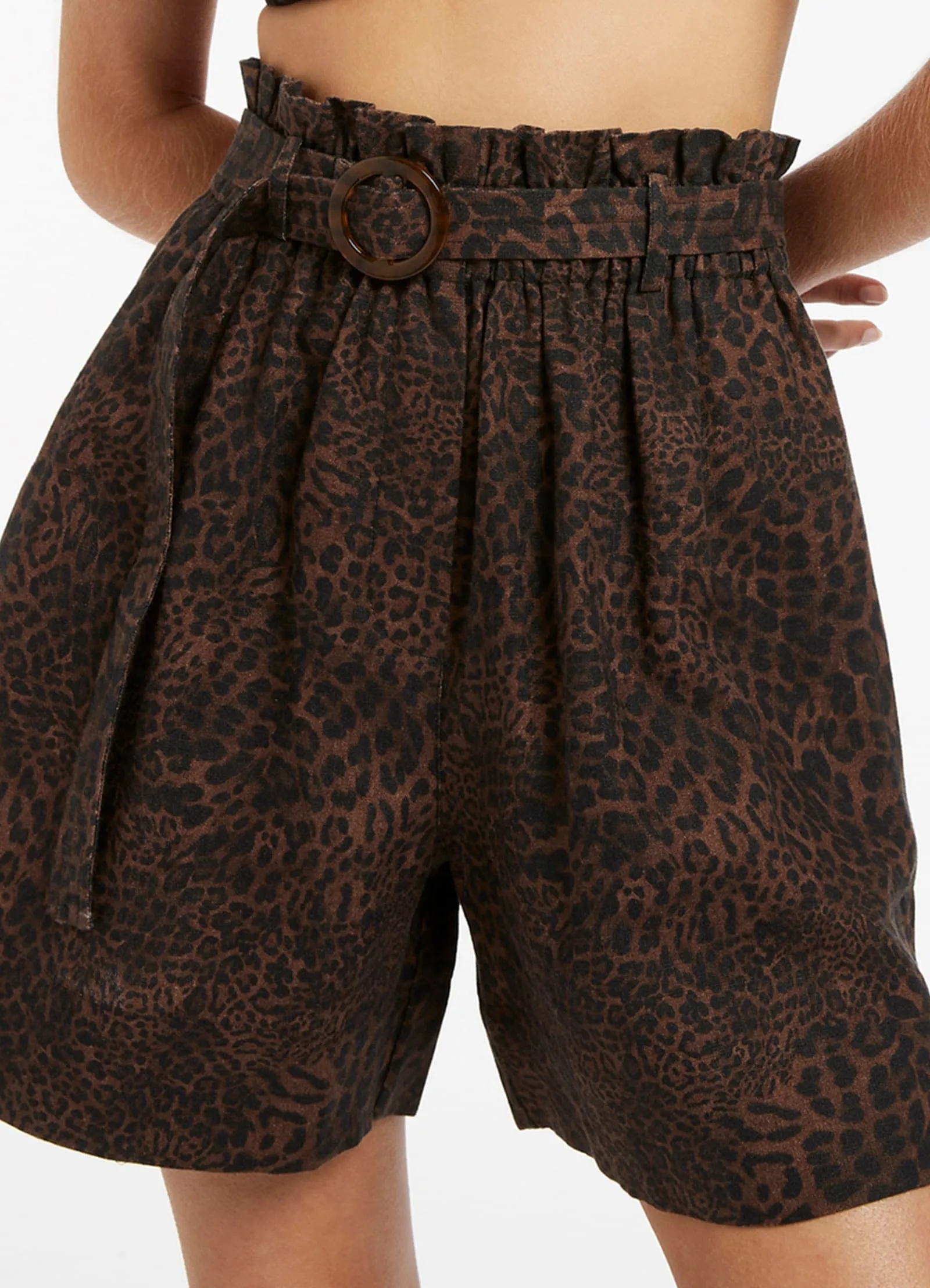 Pantera Highwaist Short - Chocolate