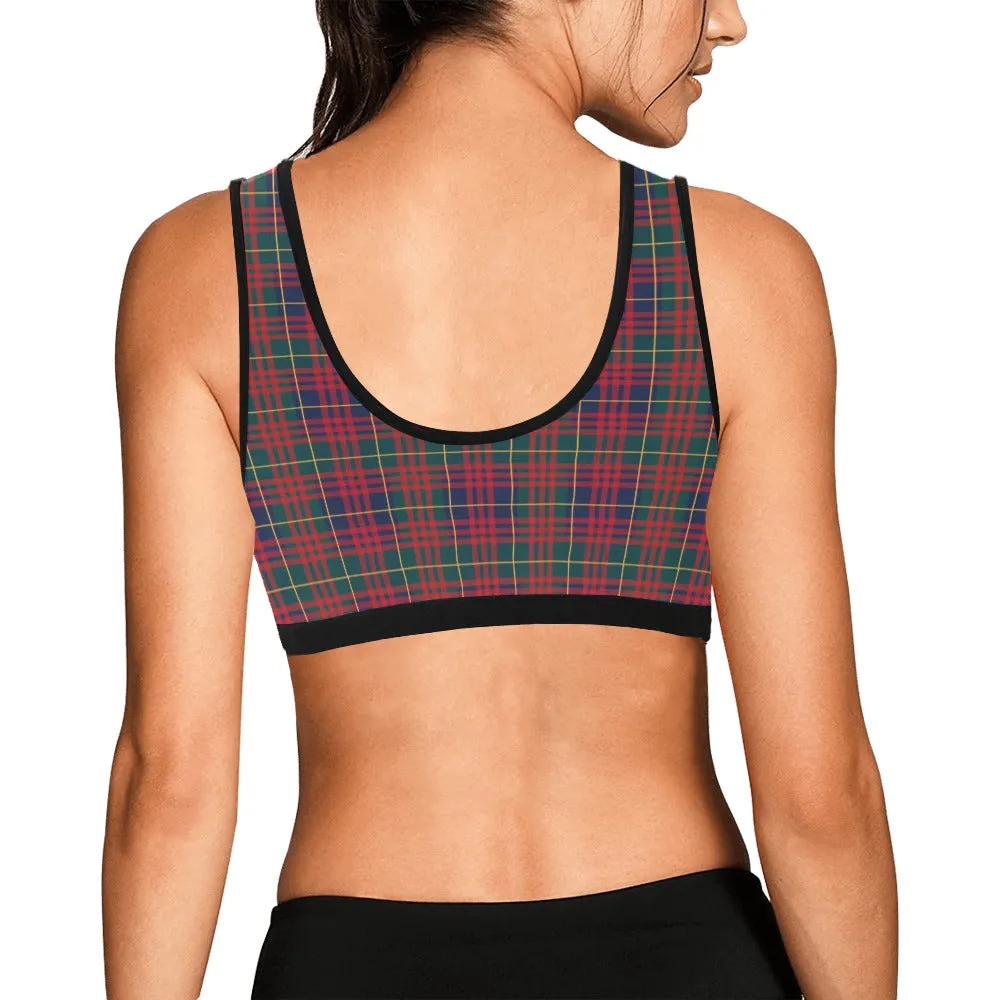 Plaid Women's Bra