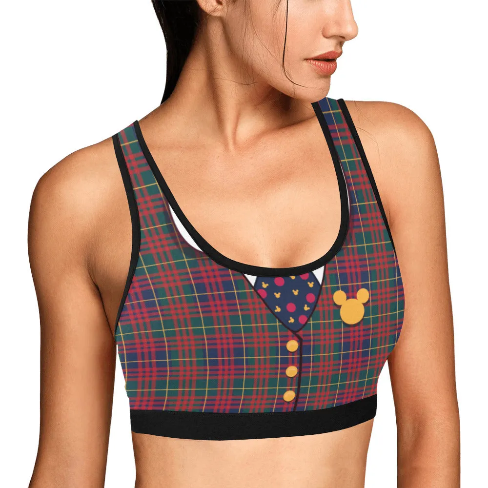 Plaid Women's Bra