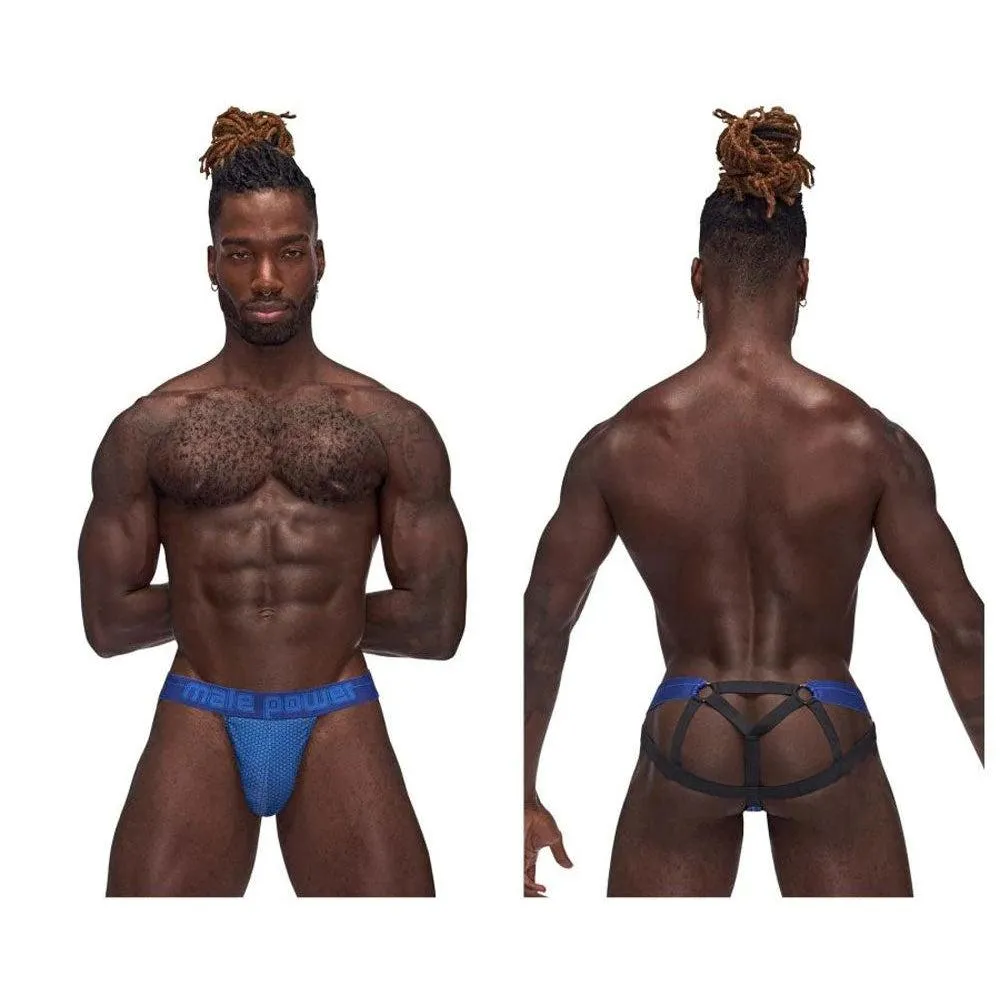 Sexagon Strappy Ring Jock - Small/medium - Royal