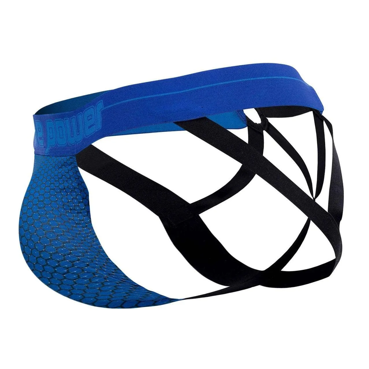 Sexagon Strappy Ring Jock - Small/medium - Royal