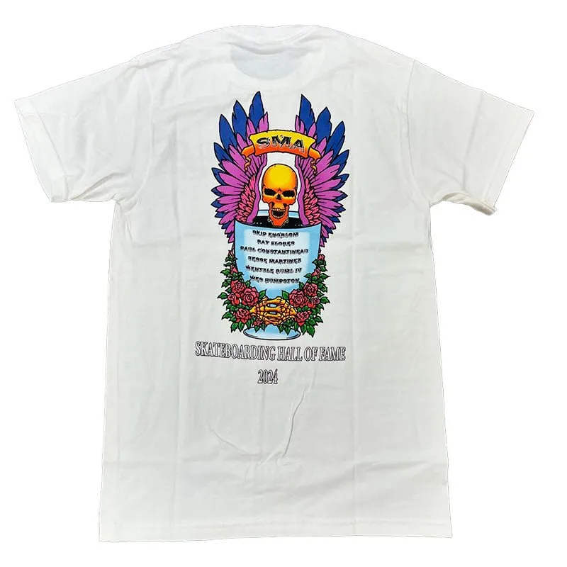 SMA Skateboarding Hall Of Fame 2024 White Short Sleeve Series 2 T-Shirts