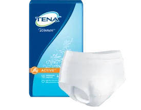 Tena 54950 Women Active Underwear, Super Plus, X-Large 48" x 64" White