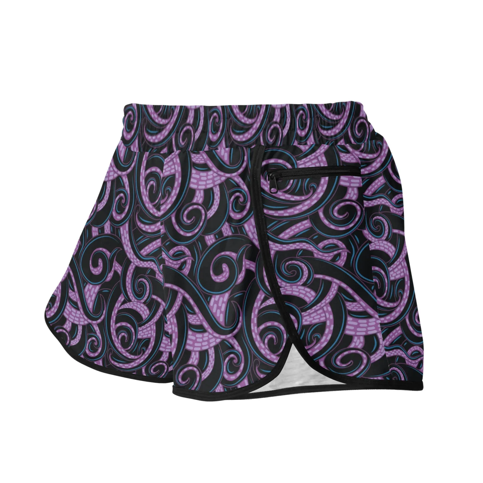 Ursula Tentacles Women's Athletic Sports Shorts