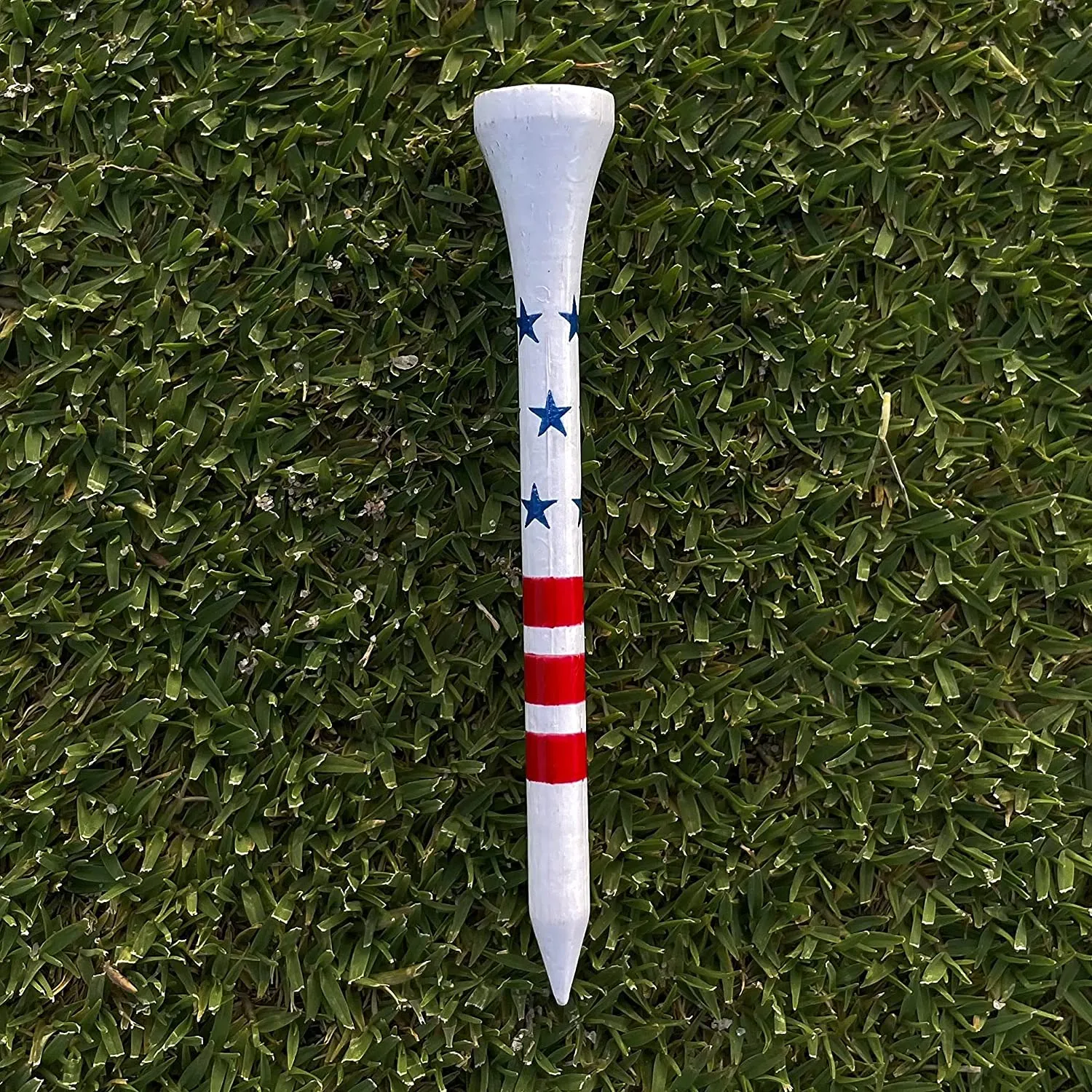 USA Golf Tees - 2-3/4 Inch Tees - American Flag Design