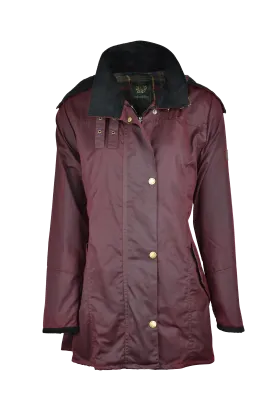 W02 - Women's Olivia Waxed Jacket - PLUM