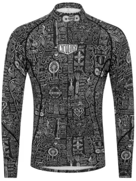 Wisdom Black Men's Long Sleeve Base Layer